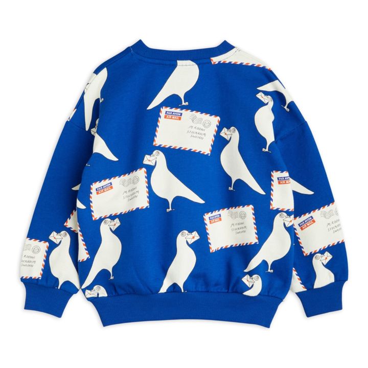 Organic Cotton Pigeon Sweatshirt | Royal blue- Product image n°3