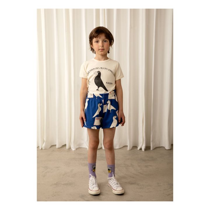 Organic Cotton Pigeon Shorts | Azul Rey- Imagen del producto n°1