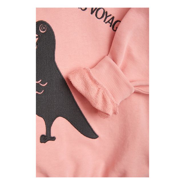 Sweat Coton Bio Pigeons | Pink