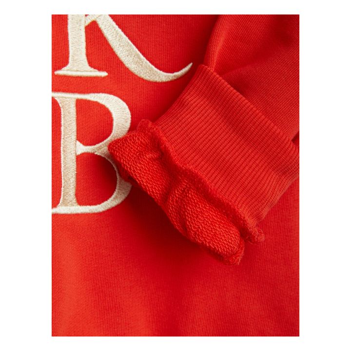 Sweatshirt Bio-Baumwolle Book Club | Rot- Produktbild Nr. 2