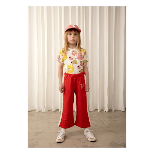 Jogger Coton Bio Book Club | Rouge