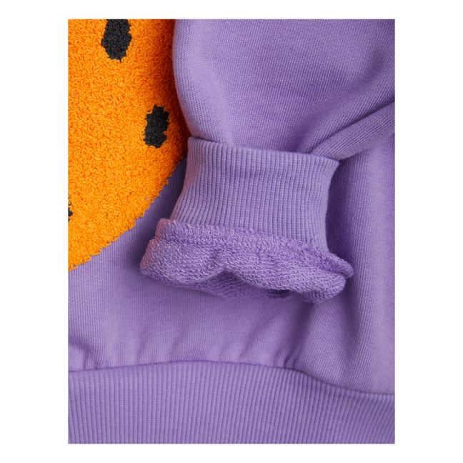 Organic Cotton Strawberry Sweatshirt | Purple