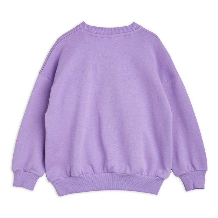 Sweatshirt Bio-Baumwolle Erdbeere | Violett- Produktbild Nr. 3