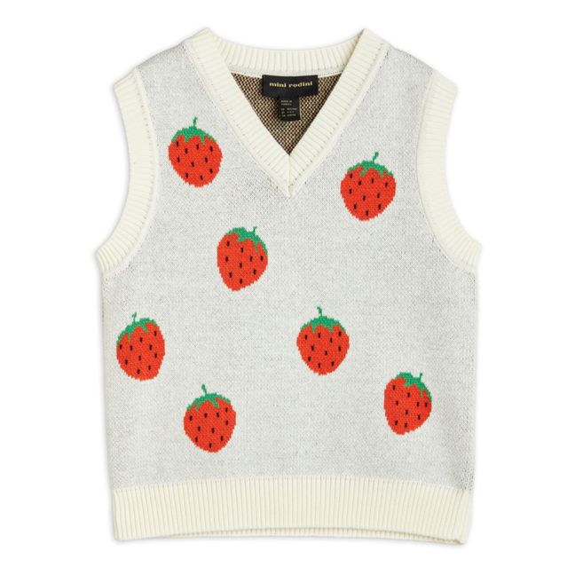 Organic Cotton Vest | White