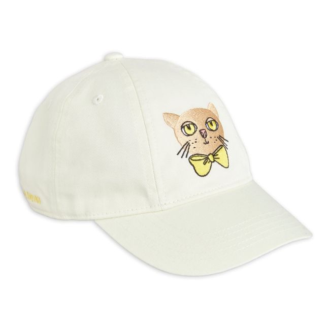 Casquette Chat Coton Bio | Ecru