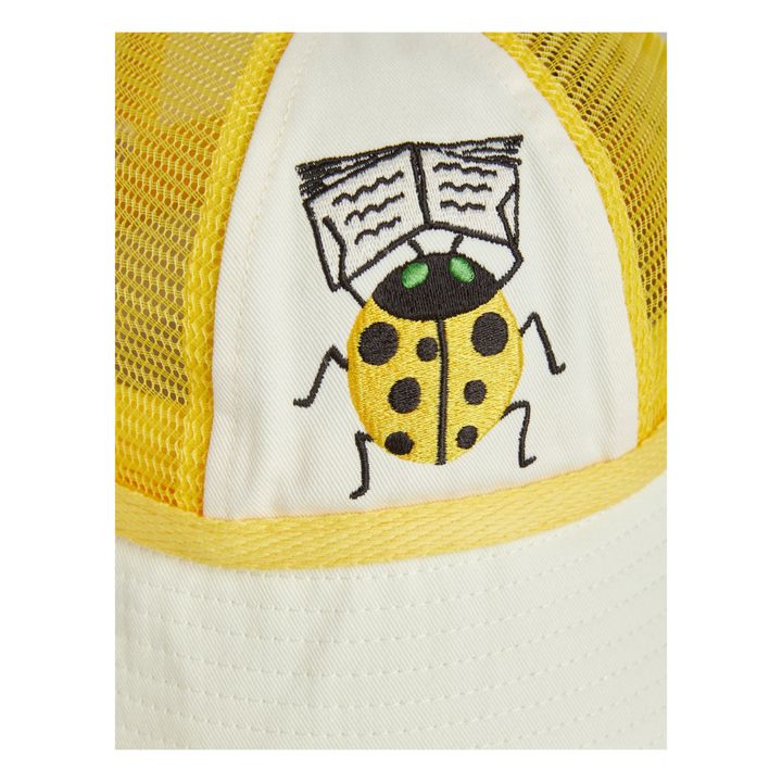 Organic Cotton and Recycled Polyester Ladybird Hat | Ecru- Product image n°2