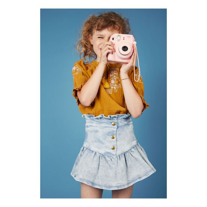 Jupe Denim Pipeau | Bleu jean- Image produit n°2