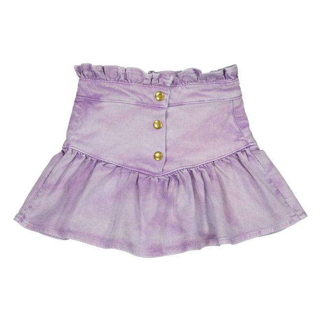 Jupe Denim Pipeau | Mauve
