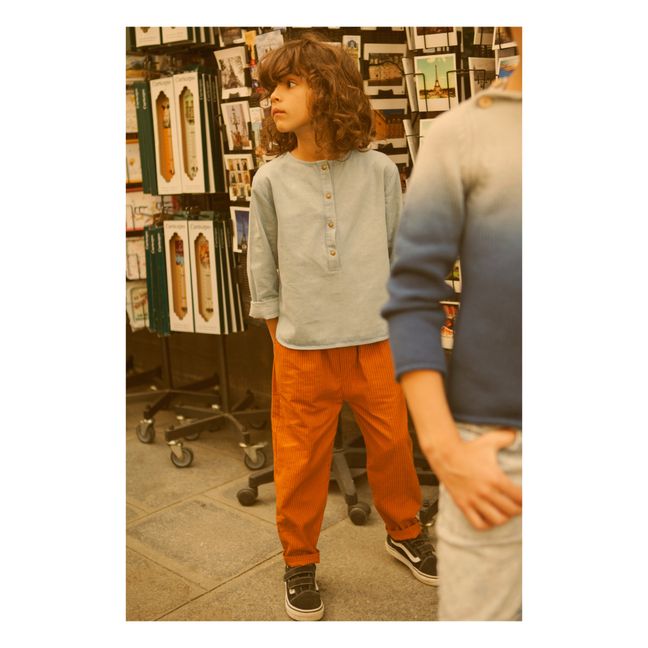 Pantaloni a righe Gazelle | Caramello