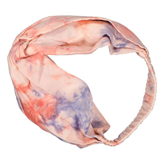 Headband Tie and Dye Francesca | Rosa chiaro