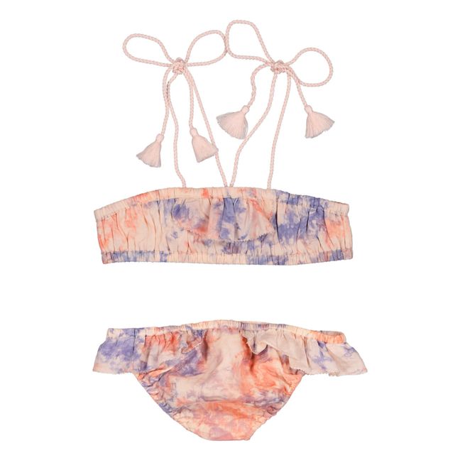 Vague Tie-Dye Bikini | Mauve
