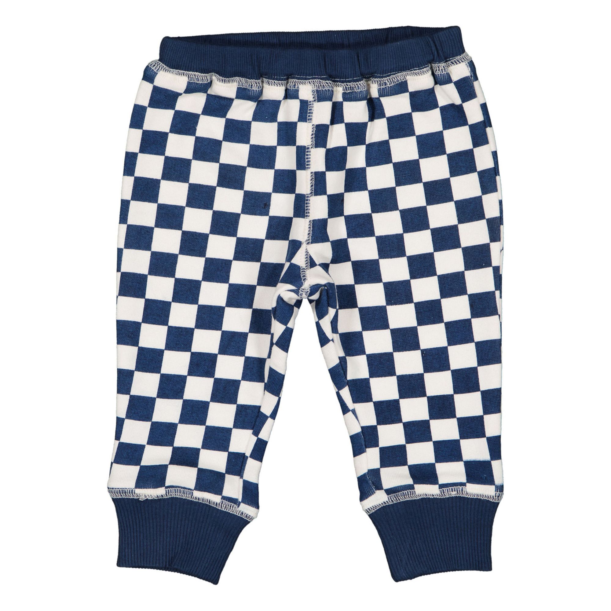 Pantalones jogger de cuadros Tim | Azul Marino- Imagen del producto n°0