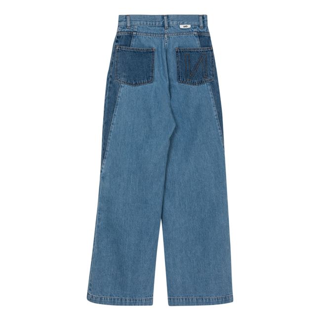 Pantalones vaqueros bicolor Nana | Vaquero