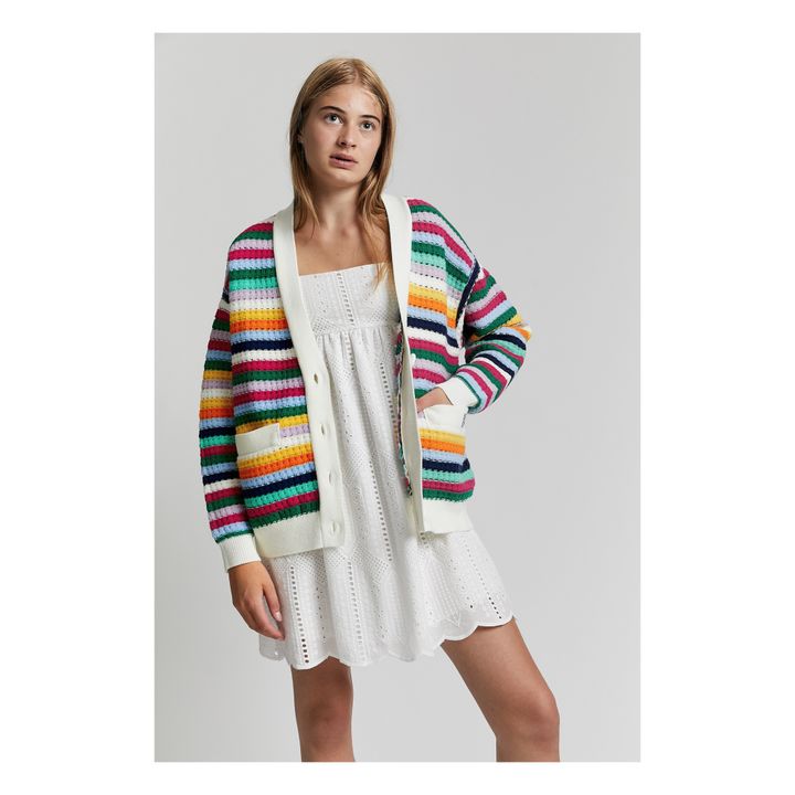 Nora Knitted Cardigan | Ecru- Product image n°3