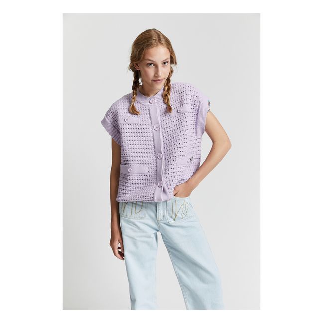 Gilet National | Viola scuro