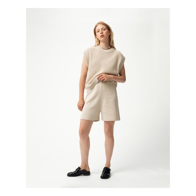 Lounge Shorts | Seta greggia
