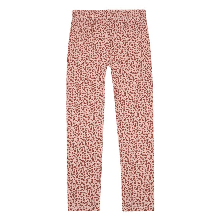Mikky Leopard Print Leggings | Powder pink- Product image n°0