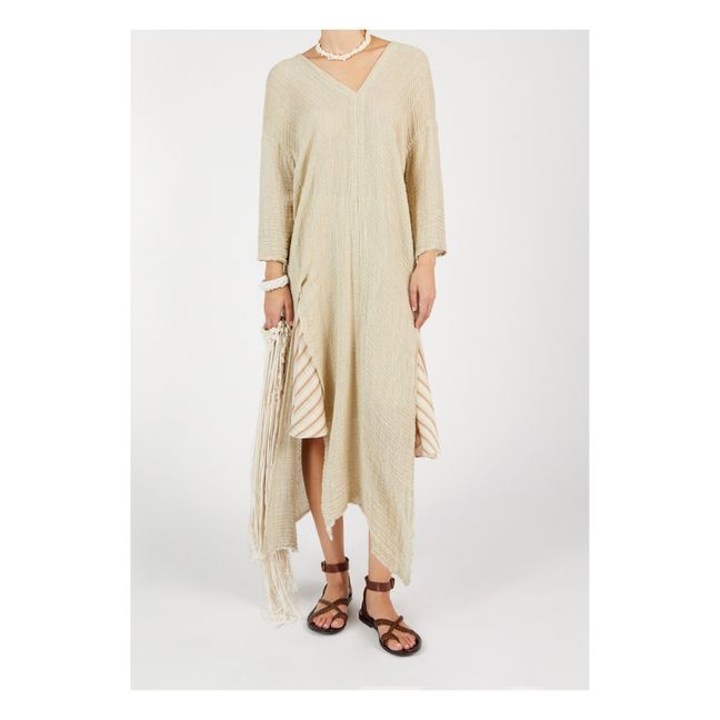 Balter Cotton and Linen Dress | Beige