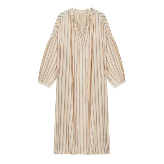 Robe Esperantina Rayures | Beige