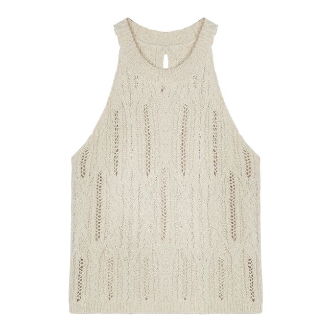 Top Nazare Coton et Lin | Naturel