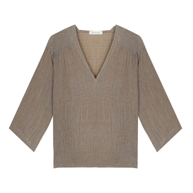 Roya Linen Blouse | Bronce