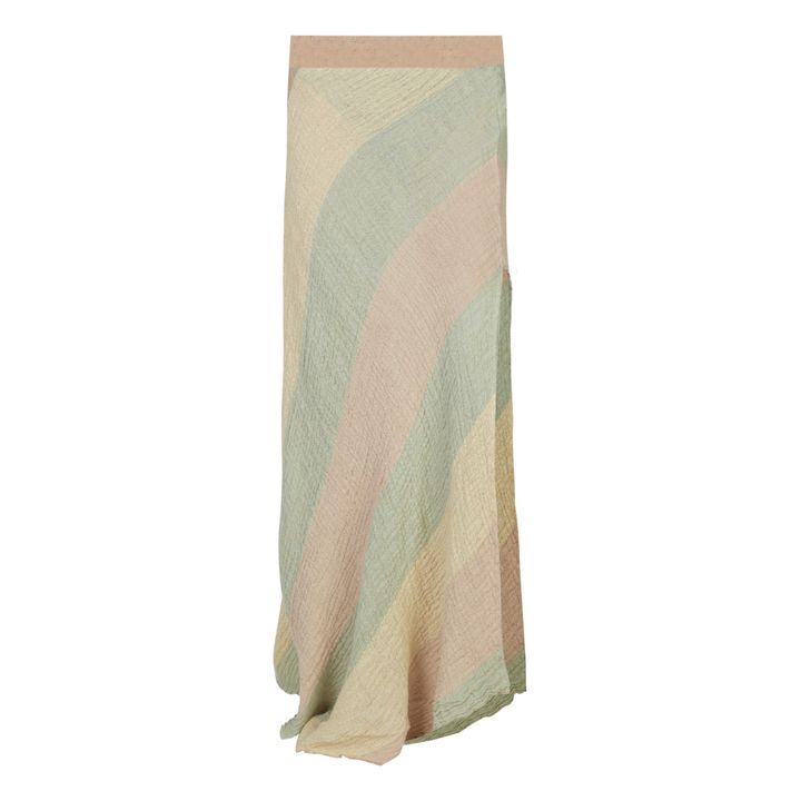 Bibenca Linen Skirt | Verde agua- Imagen del producto n°0