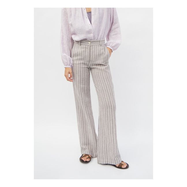 Comporta Striped Pants | Seidenfarben