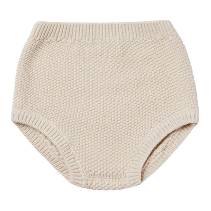 Organic Cotton Knit Bloomer | Brown- Product image n°0