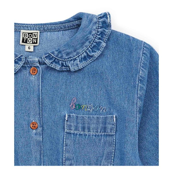Georgia Denim Dress | Denim blue- Product image n°1