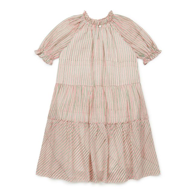 Emy Striped Dress | Pink