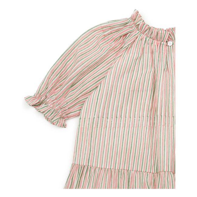 Emy Striped Dress | Pink