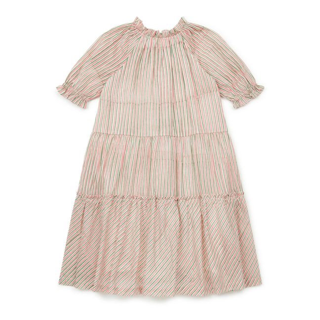 Emy Striped Dress | Pink