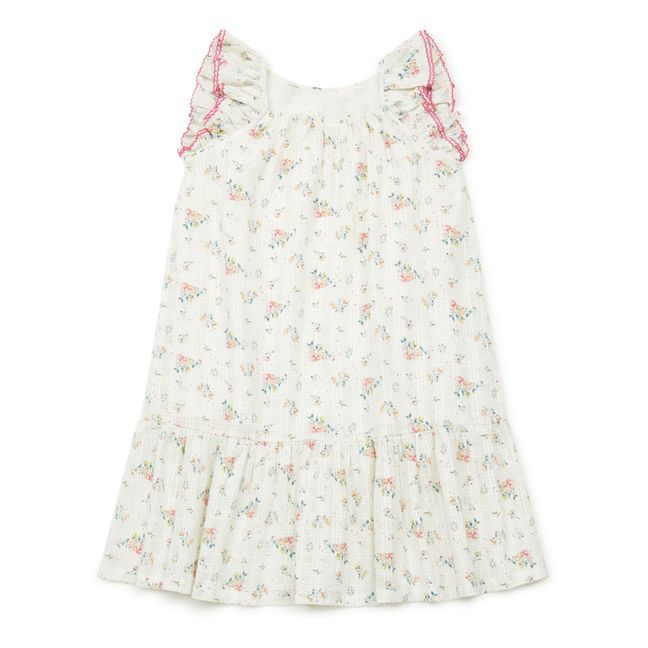 Robe Fleurie Colette | Ecru