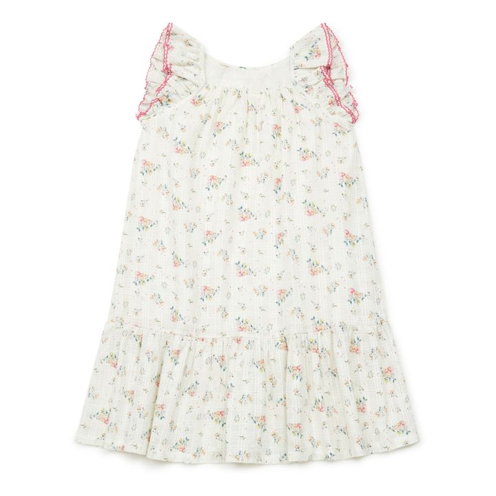 Abito Colette a fiori | Ecru- Immagine del prodotto n°4