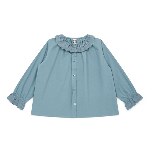 Blouse Avril | Bleu gris