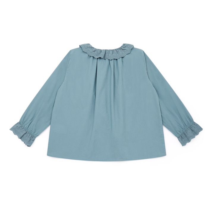 Avril Blouse | Grey blue- Product image n°3