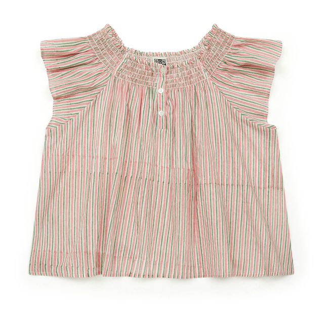 Perrett Striped Blouse | Pink