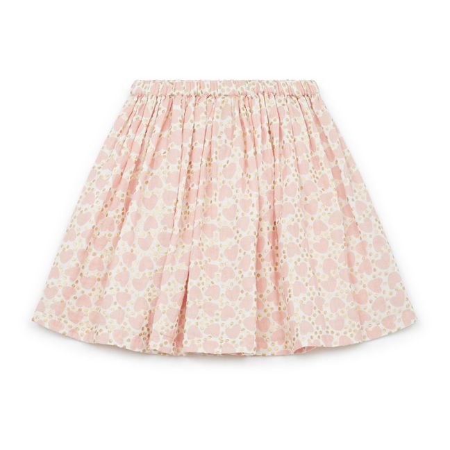 Framboi Organic Cotton Muslin Skirt | Pale pink