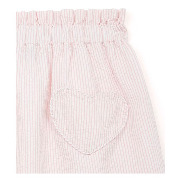 Douchka Seersucker Skirt | Pale pink- Product image n°2
