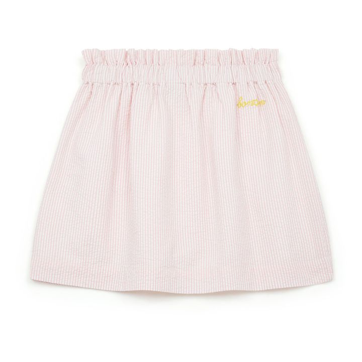Douchka Seersucker Skirt | Pale pink- Product image n°3