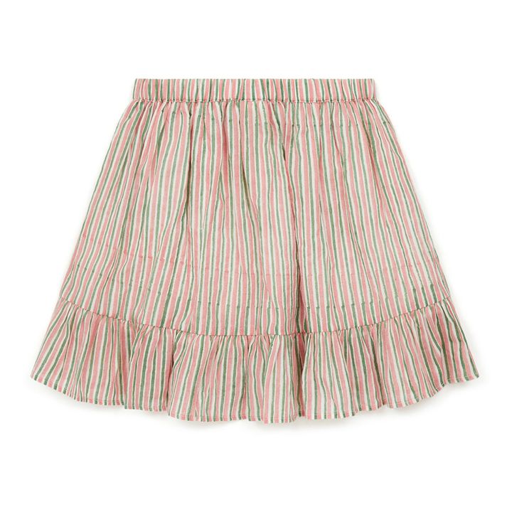 Bailey Striped Frill Skirt | Pink- Product image n°3