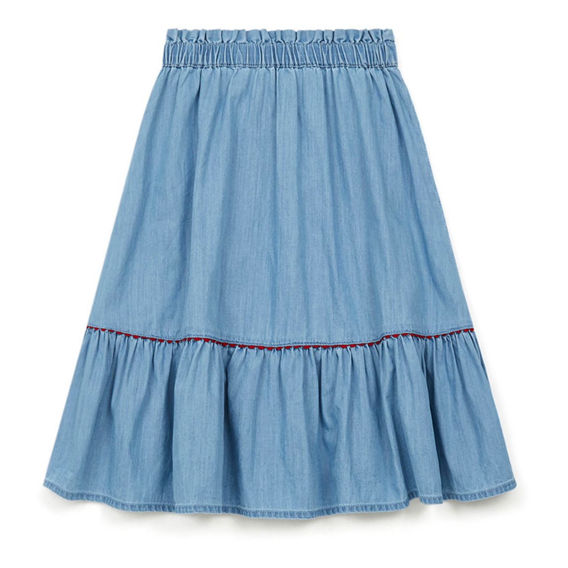 Bonton - Denon Lightweight Denim Skirt - Denim blue | Smallable