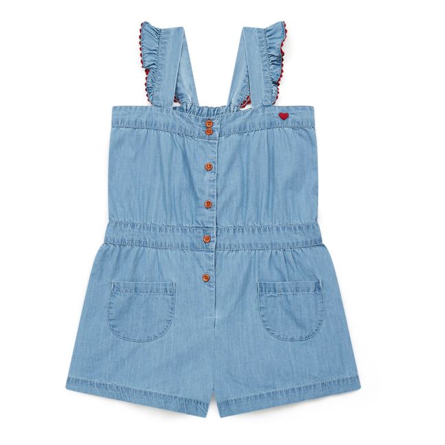 Combishort Denim Léger | Bleu jean