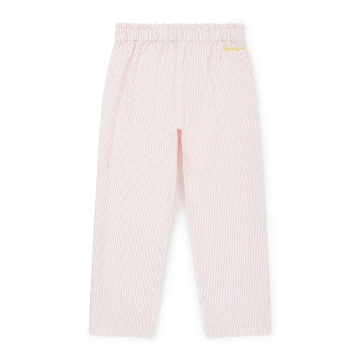 Pantaloni in seersucker a righe Duck | Rosa chiaro- Immagine del prodotto n°3