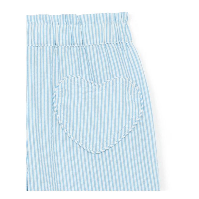 Pantalon Seersucker Rayé Duck