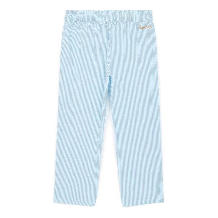 Pantalon coton lin seersucker - Homme