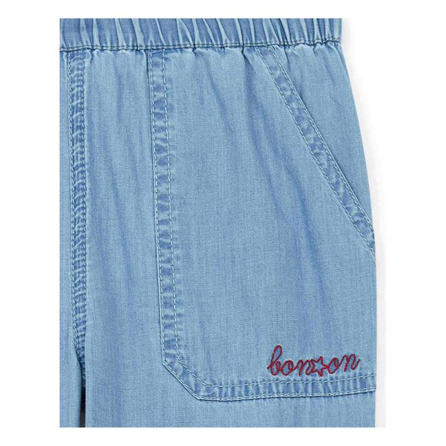 Pantalon Denim Léger Batcha | Blu