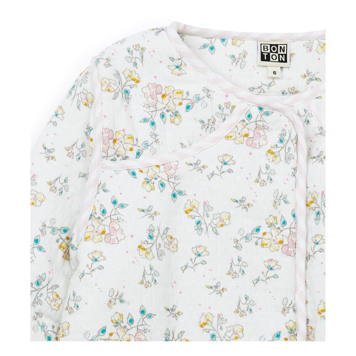 Giacca Giselle a fiori | Ecru- Immagine del prodotto n°1
