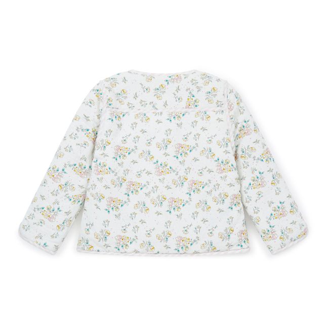 Veste Fleurie Giselle | Ecru