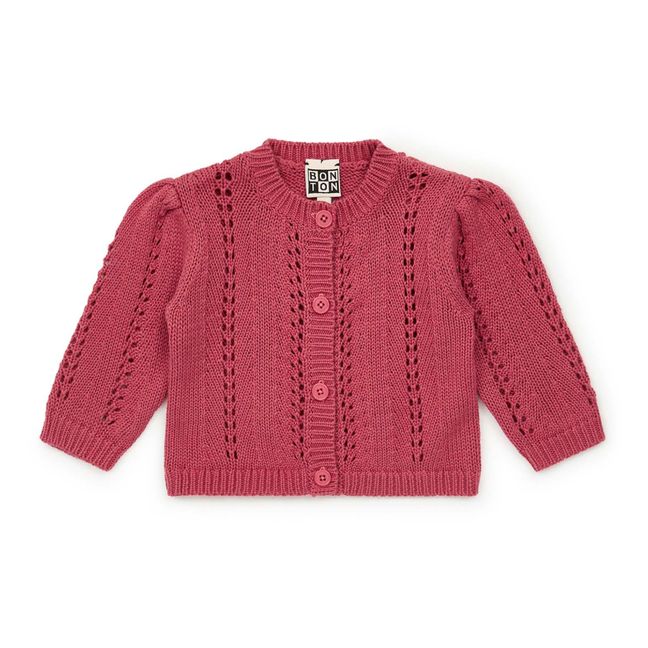 Strickjacke Ajour Tiffany | Rosa